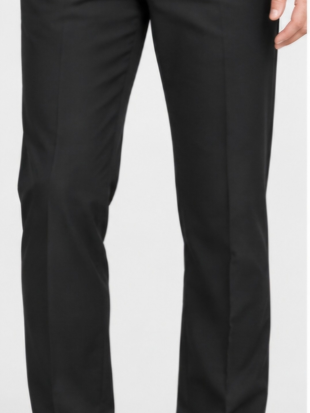 Tommy Hilfiger Men’s Dress Pants 36x30 Black Stretch Flat Front Business Slacks